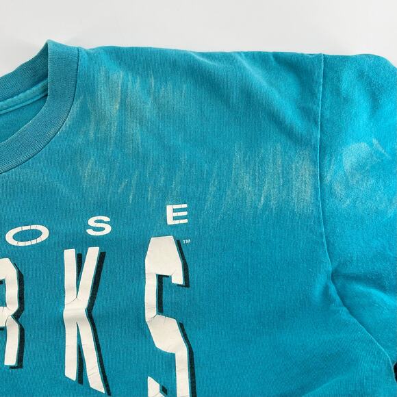 90s NHL San Jose Sharks Starter tshirt 1990s vintage - Picture 9 of 9